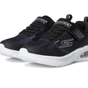 Skechers Kids' Black and White Air-Cushioned Sneakers